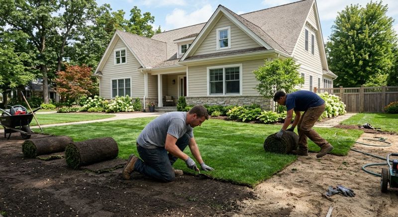 Bermuda Grass Installation in Rockwall, TX